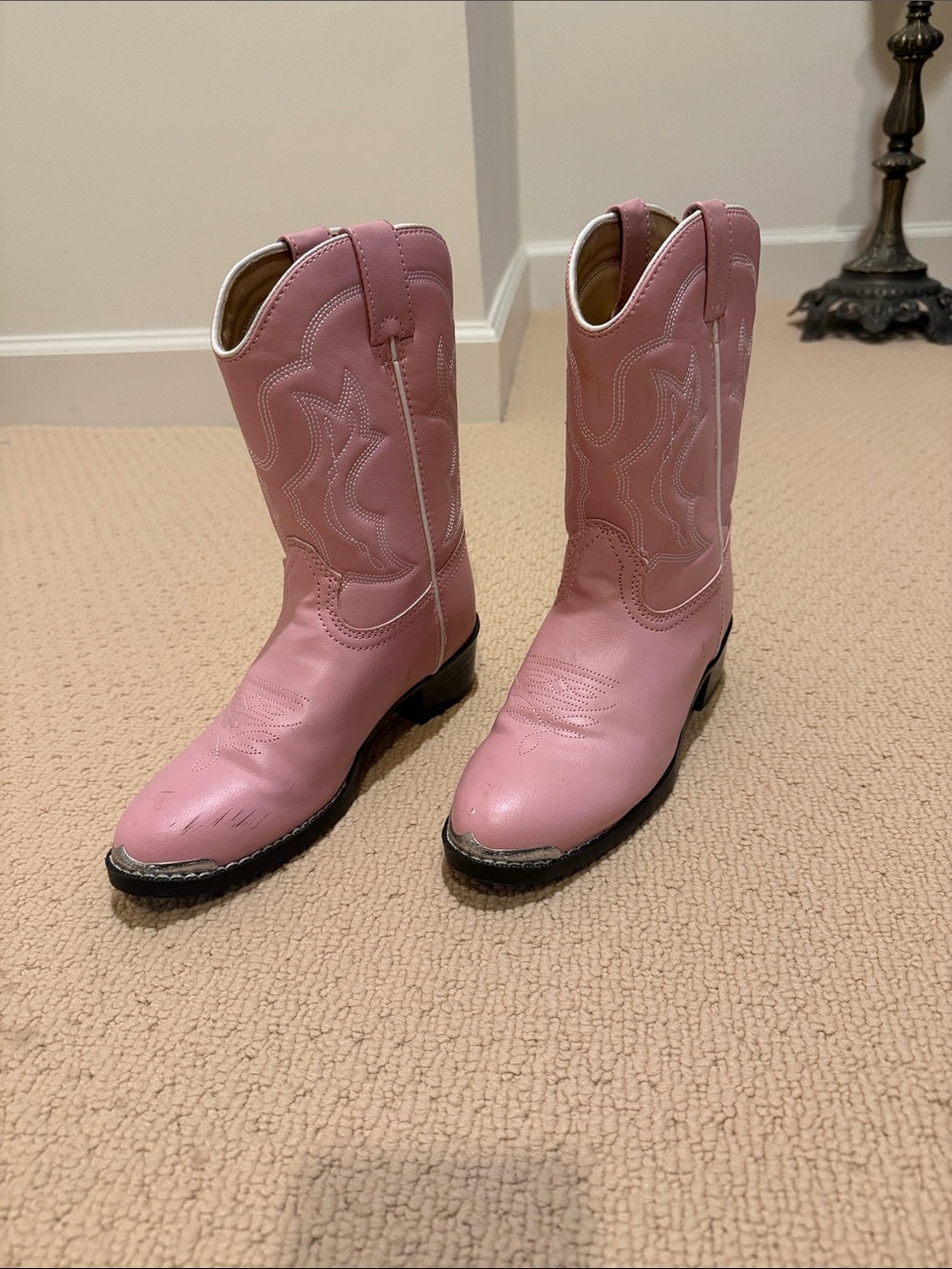 Durango Pink Kids Western Cowboy Boots